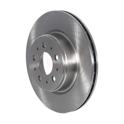 Front Disc Brake Rotor (1 Piece Only) 8-TQ8421 For 2017-2022 Tesla 3 With Gray Painted Calipers