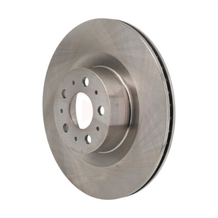 Front Disc Brake Rotor (1 Piece Only) 8-TQ8441 For 2020-2023 Tesla Y With Gray Painted Calipers