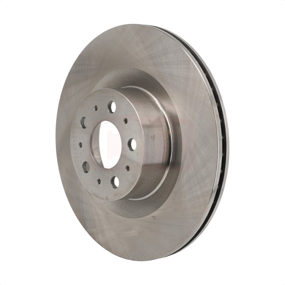 Front Disc Brake Rotor (1 Piece Only) 8-TQ8441 For 2020-2023 Tesla Y With Gray Painted Calipers