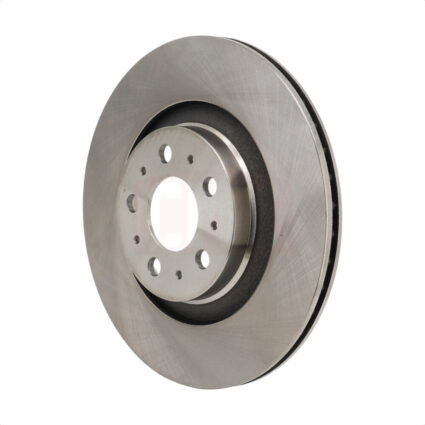 Rear Disc Brake Rotor (1 Piece Only) 8-TQ8442 For 2020-2025 Tesla Y With Gray Painted Calipers
