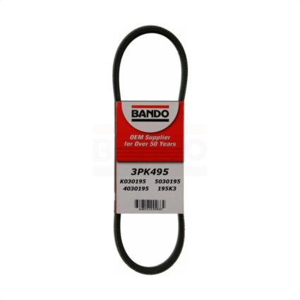 Accessory Drive Belt BAN-3PK495 For Chevrolet Tracker Suzuki Vitara Sidekick