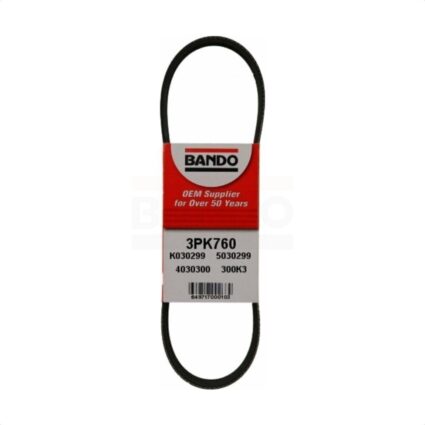 Accessory Drive Belt BAN-3PK760 For Toyota Camry RAV4 Celica Honda Civic Mazda 626 MX-6