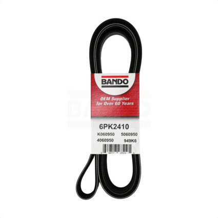 Accessory Drive Belt BAN-6PK2410 For Chevrolet Equinox GMC Terrain Cadillac SRX Captiva Sport