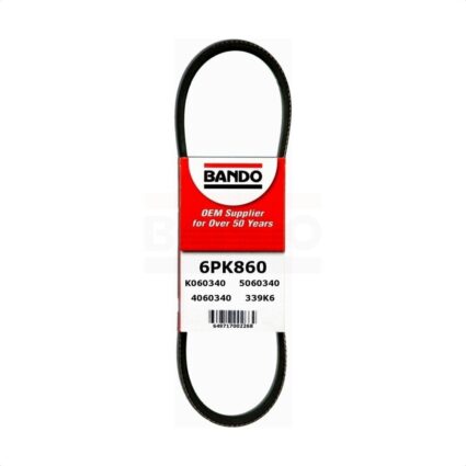 Alternator Accessory Drive Belt BAN-6PK860 For Honda Civic Porsche 928