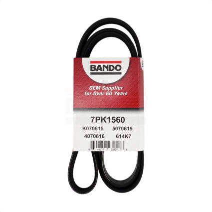 Alternator Air Accessory Drive Belt BAN-7PK1560 For 11-13 Nissan Quest 3.5L with OE No.11720-1JA0A