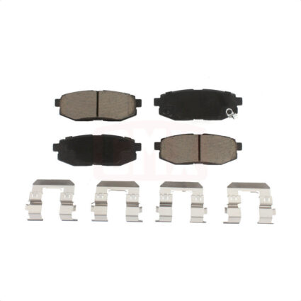 Rear Ceramic Disc Brake Pads CMX-D1124 For Subaru Forester Outback Legacy BRZ WRX Scion FR-S Tribeca