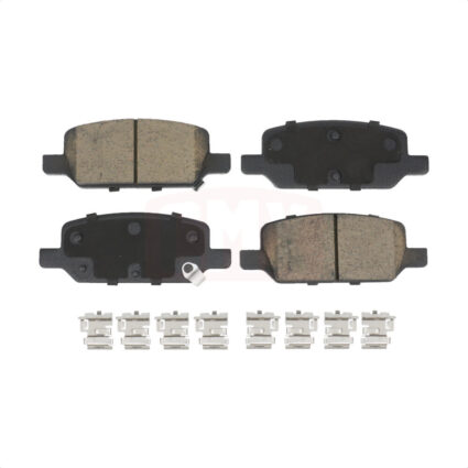 Rear Ceramic Disc Brake Pads CMX-D2283 For Tesla 3 Y With Gray Painted Calipers