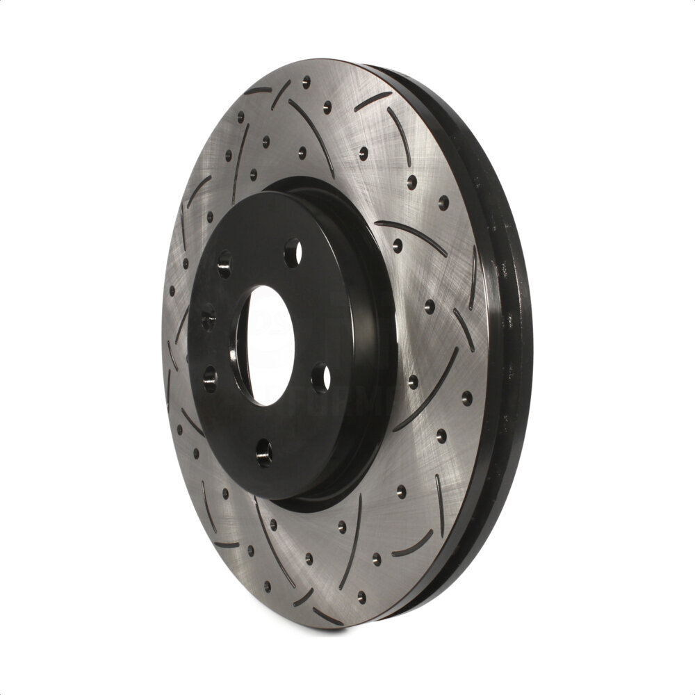 Front Coated Drilled Slotted Disc Brake Rotor (1 Piece Only) DS1-580746 For Chevrolet Equinox GMC