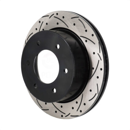 Rear Coated Drilled Slotted Disc Brake Rotor (1 Piece Only) DS1-682574 For Ford Ranger Bronco