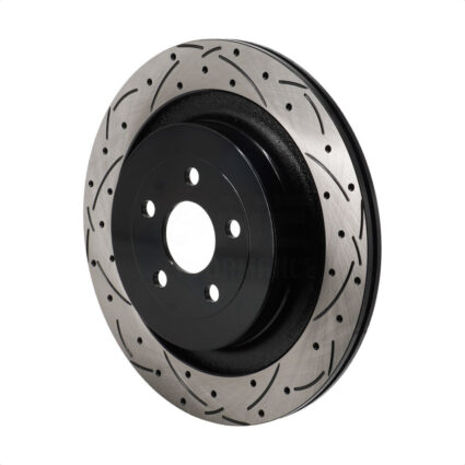 Rear Coated Drilled Slotted Disc Brake Rotor (1 Piece Only) DS1-682745 For Ford Edge Lincoln