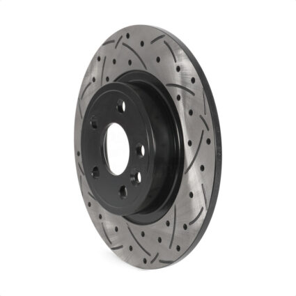 Rear Coated Drilled Slotted Disc Brake Rotor (1 Piece Only) DS1-981820 For Land Rover Discovery