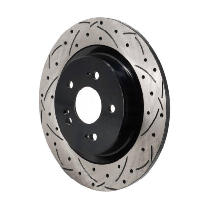 Rear Coated Drilled Slotted Disc Brake Rotor (1 Piece Only) DS1-DS8461 For 2022-2024 Acura MDX