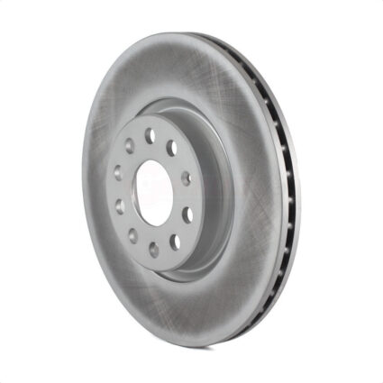 Front Coated Disc Brake Rotor (1 Piece Only) GCR-980383 For Volkswagen Jetta Tiguan Passat Audi Golf
