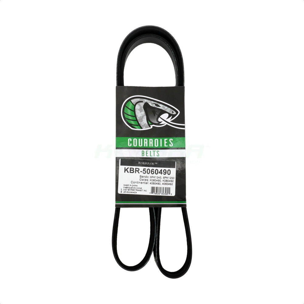 Serpentine Belt KBR-5060490 For Toyota Highlander Venza Sienna Kia Rio Hyundai Accent Mitsubishi LTD