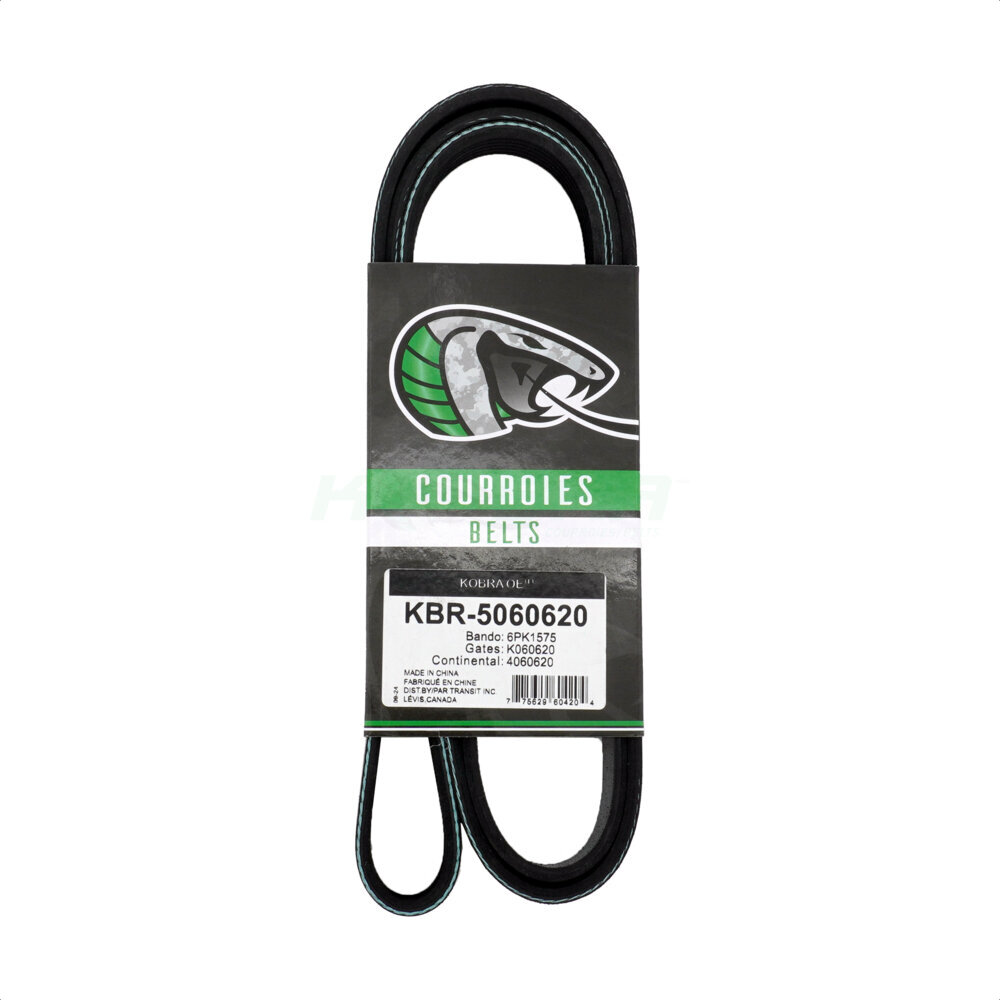 Serpentine Belt KBR-5060620 For Ford Fusion Audi A4 Quattro Kia Carnival Mercury Grand Marquis LTD
