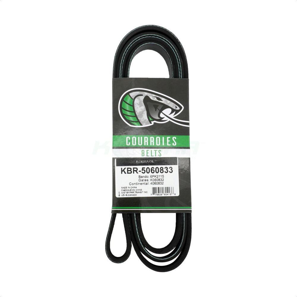 Serpentine Belt KBR-5060833 For Honda HR-V Ford F-150 Porsche 911 Boxster Chevrolet Camaro Pontiac