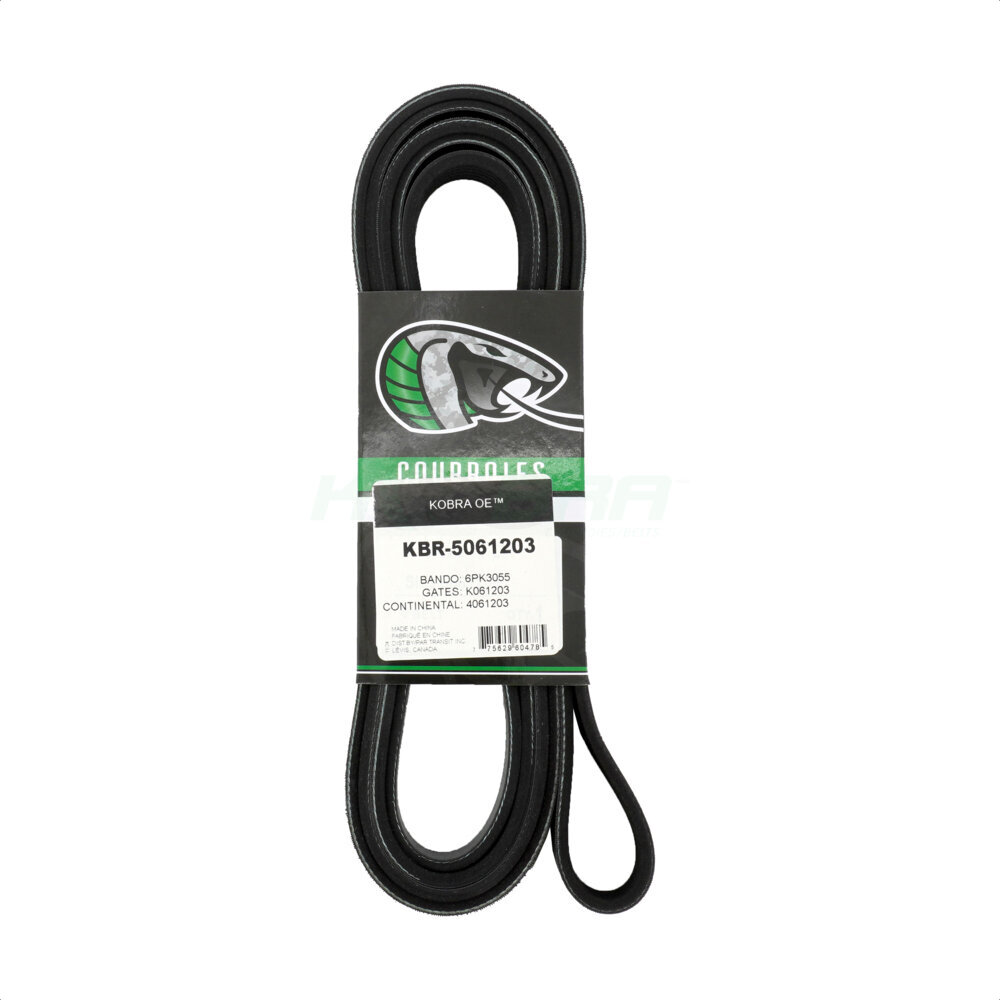 Serpentine Belt KBR-5061203 For Chevrolet GMC K1500 C1500 K2500 K3500 C2500 Tahoe C3500 Yukon C4500