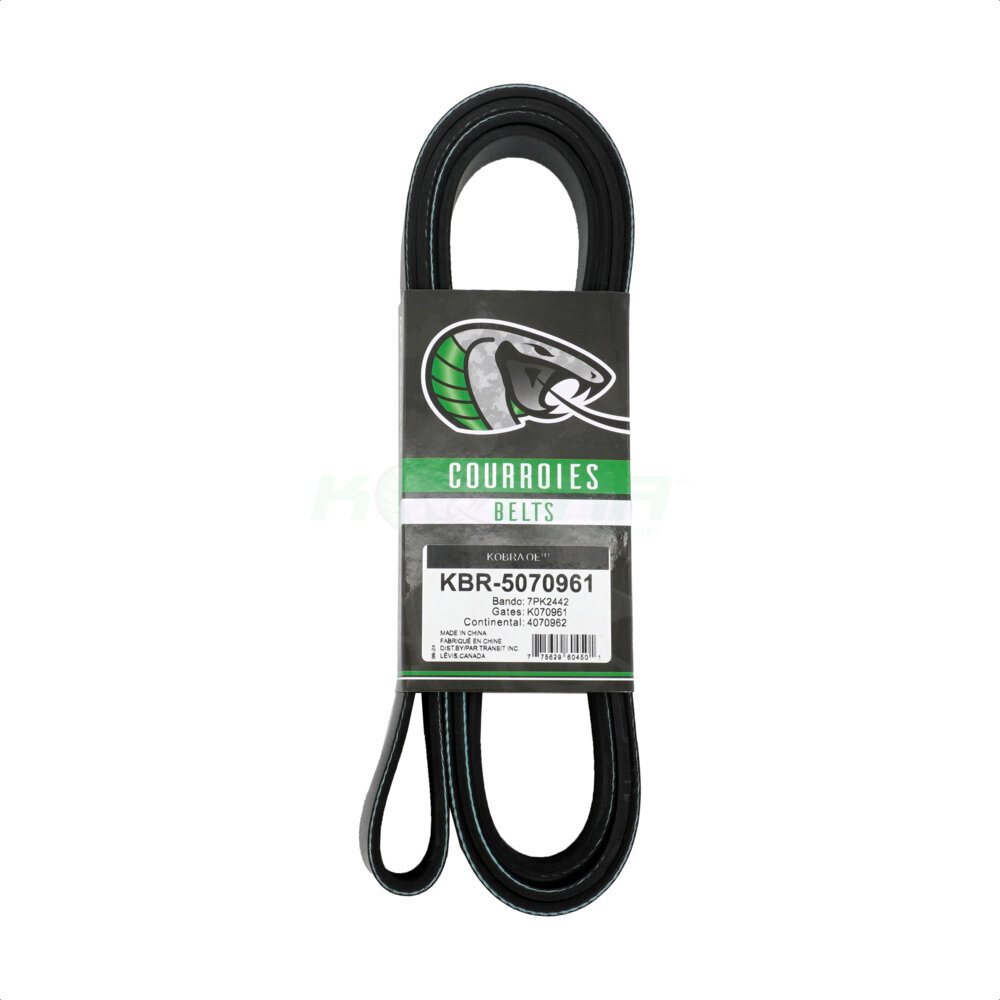Main Drive Serpentine Belt KBR-5070961 For Nissan TITAN INFINITI QX80 Armada NV2500 XD NV3500 QX56