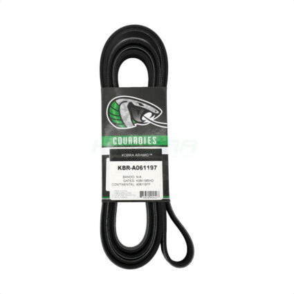 Main Drive Serpentine Belt KBR-A061197 For GMC Sierra 2500 HD Chevrolet 3500 Silverado 6.6L