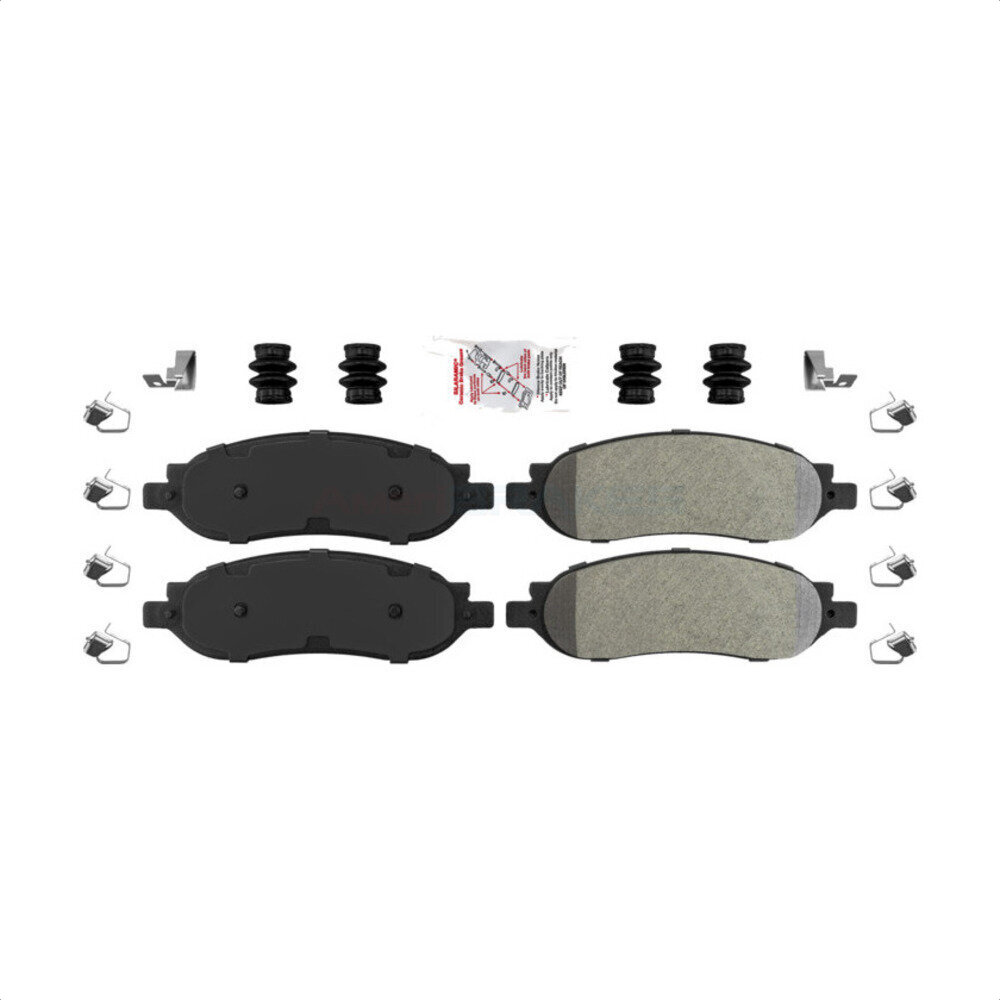 Rear Semi-Metallic Disc Brake Pads NWF-ASD1068 For 2005-2007 Ford F-350 Super Duty F-250