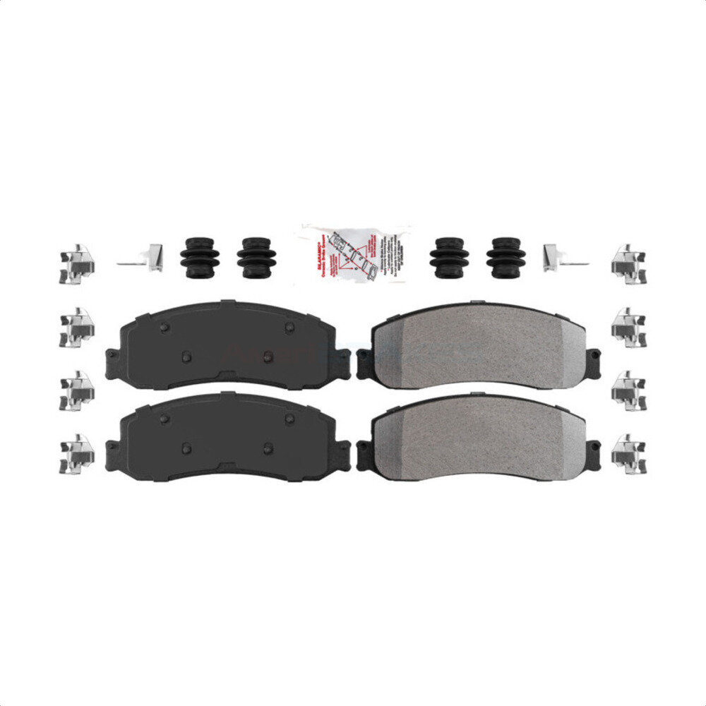 Front Semi-Metallic Disc Brake Pads NWF-ASD1333 For Ford F-350 Super Duty F-250