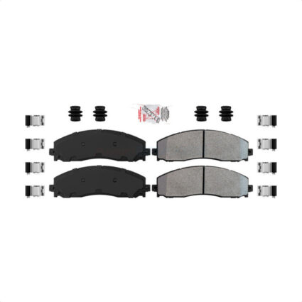 Rear Semi-Metallic Disc Brake Pads NWF-ASD1691 For Ford F-350 Super Duty F-250 F-450