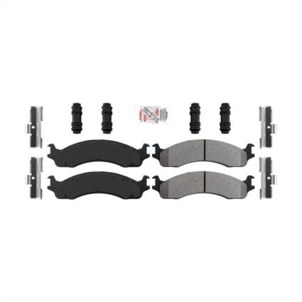 Front Semi-Metallic Disc Brake Pads NWF-ASD655 For Ford Dodge E-350 Super Duty Ram 2500 F-250 E-250