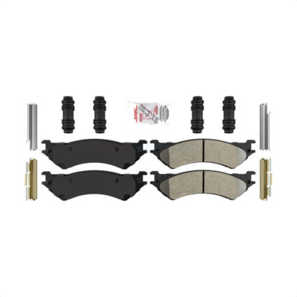 Rear Semi-Metallic Disc Brake Pads NWF-ASD802 For Ford E-350 Super Duty E-250 Econoline F-150 Club