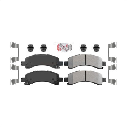 Rear Semi-Metallic Disc Brake Pads NWF-ASD974 For GMC Chevrolet Savana 2500 Express 3500 4500