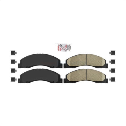 Front Ceramic Disc Brake Pads NWF-PRC1328 For Ford E-350 Super Duty E-250 E-450 E-150 Econoline