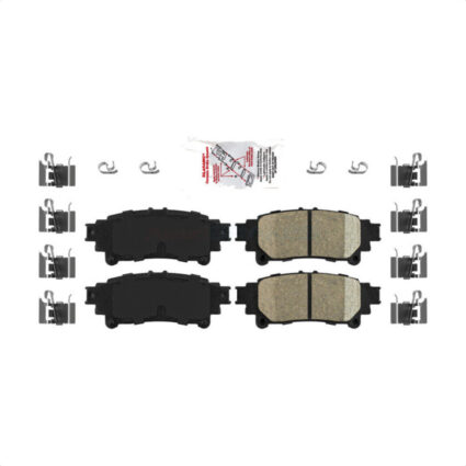 Rear Ceramic Disc Brake Pads NWF-PRC1391 For Toyota Sienna Lexus Highlander RX350 Prius V IS300