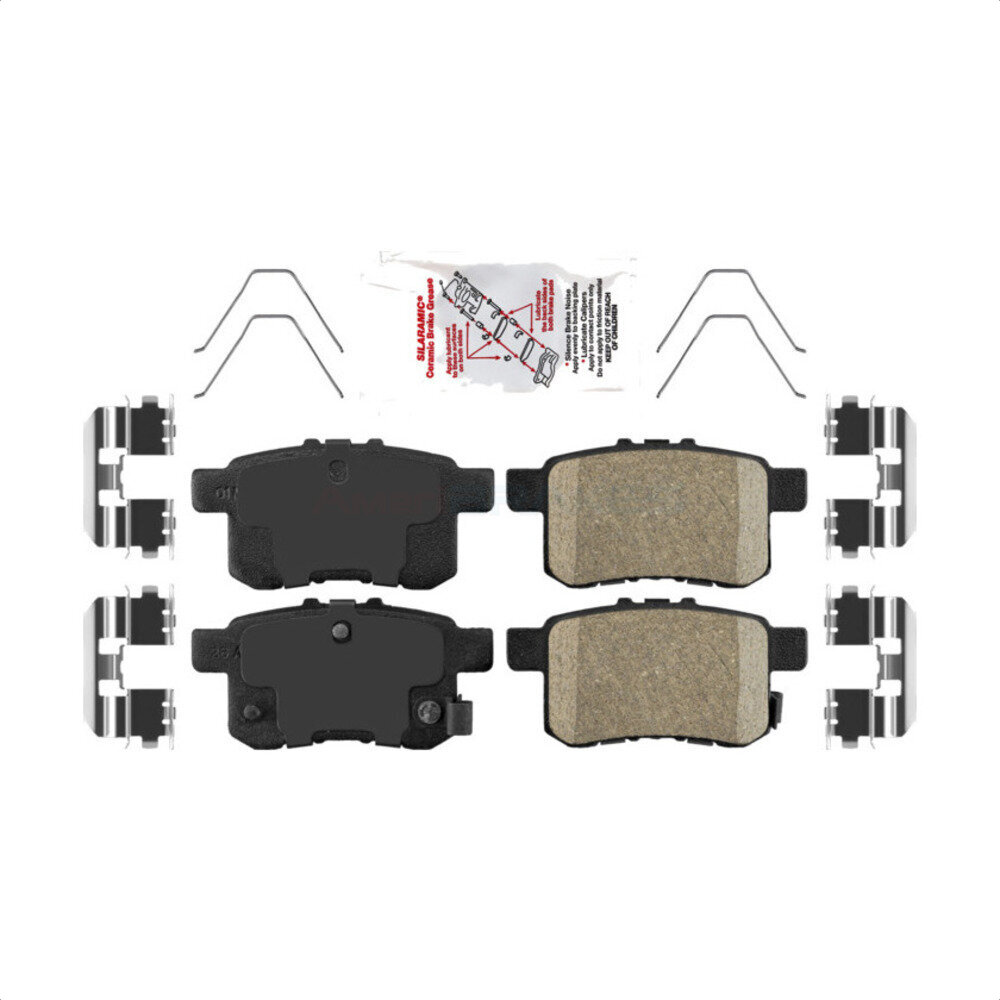 Rear Ceramic Disc Brake Pads NWF-PRC1451 For Honda Accord Acura TSX