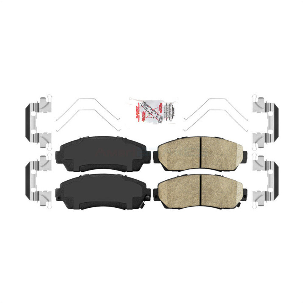 Front Ceramic Disc Brake Pads NWF-PRC1521 For Honda CR-V Odyssey Civic Acura RDX Passport Subaru TLX