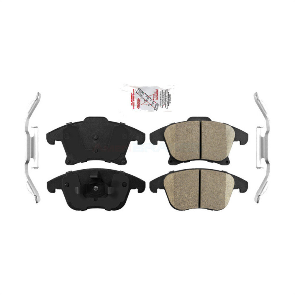 Front Ceramic Disc Brake Pads NWF-PRC1653 For Ford Fusion Lincoln MKZ Police Responder Hybrid SSV