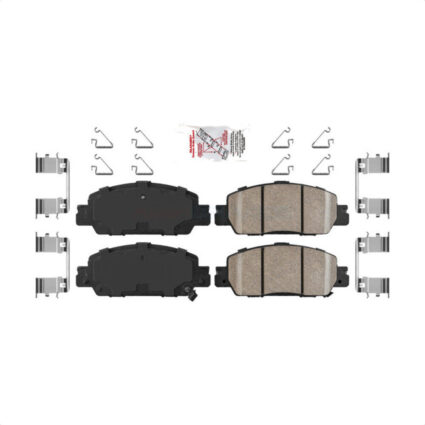 Front Ceramic Disc Brake Pads NWF-PRC1860 For 2016-2017 Honda Accord LX-S