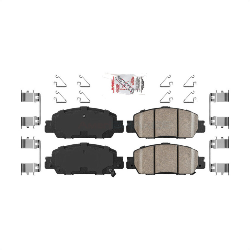 Front Ceramic Disc Brake Pads NWF-PRC1860 For 2016-2017 Honda Accord LX-S