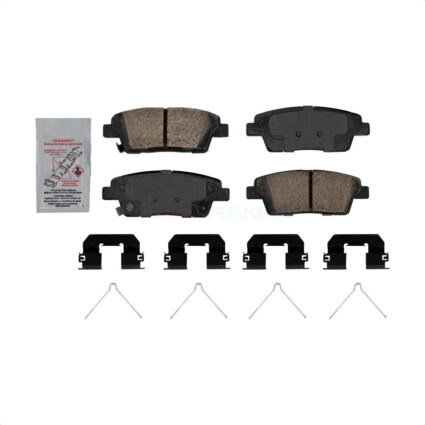 Rear Ceramic Disc Brake Pads NWF-PRC2100 For 2018-2020 Genesis G80 5.0L 3.8L