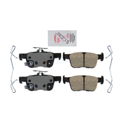 Rear Ceramic Disc Brake Pads NWF-PRC2102 For Honda Civic Accord Acura RDX TLX Insight Integra