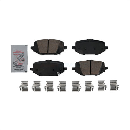 Rear Ceramic Disc Brake Pads NWF-PRC2397 For Acura MDX Honda Pilot