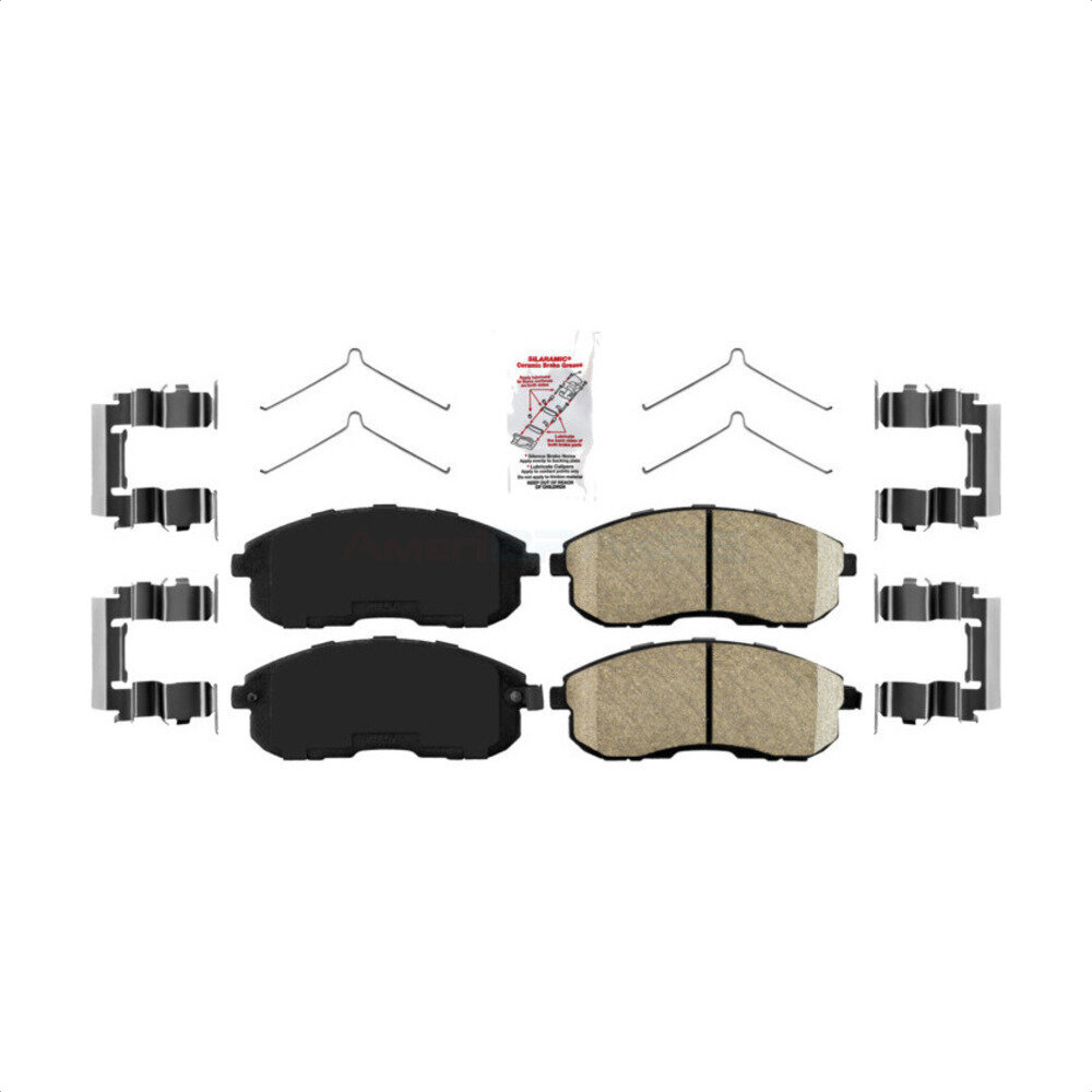 Front Ceramic Disc Brake Pads NWF-PRC653 For Nissan Sentra Altima Maxima INFINITI G20 I30 Altra EV