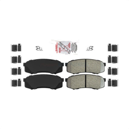 Rear Semi-Metallic Disc Brake Pads NWF-PRM606 For Toyota 4Runner FJ Cruiser Lexus GX460 Sequoia Land