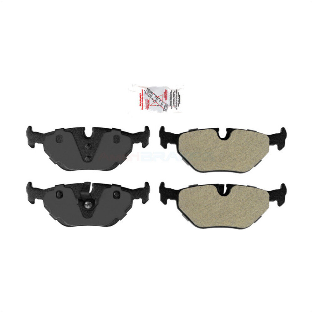 Rear Semi-Metallic Disc Brake Pads NWF-PRM763 For BMW Z4 325i 325Ci 320i 325xi Saab 328i 9-5 323i