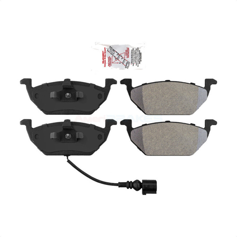 Front Semi-Metallic Disc Brake Pads NWF-PRM768A For Volkswagen Jetta Golf Beetle City