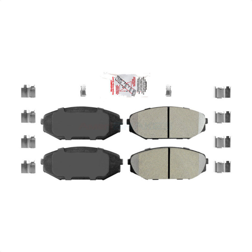 Front Semi-Metallic Disc Brake Pads NWF-PRM793 For Honda Odyssey Acura MDX