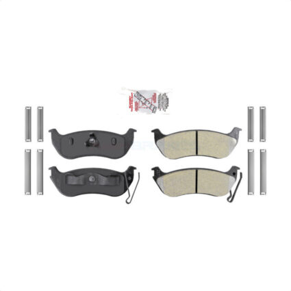 Rear Semi-Metallic Disc Brake Pads NWF-PRM981 For Jeep Liberty Ford Wrangler Explorer Sport Trac TJ
