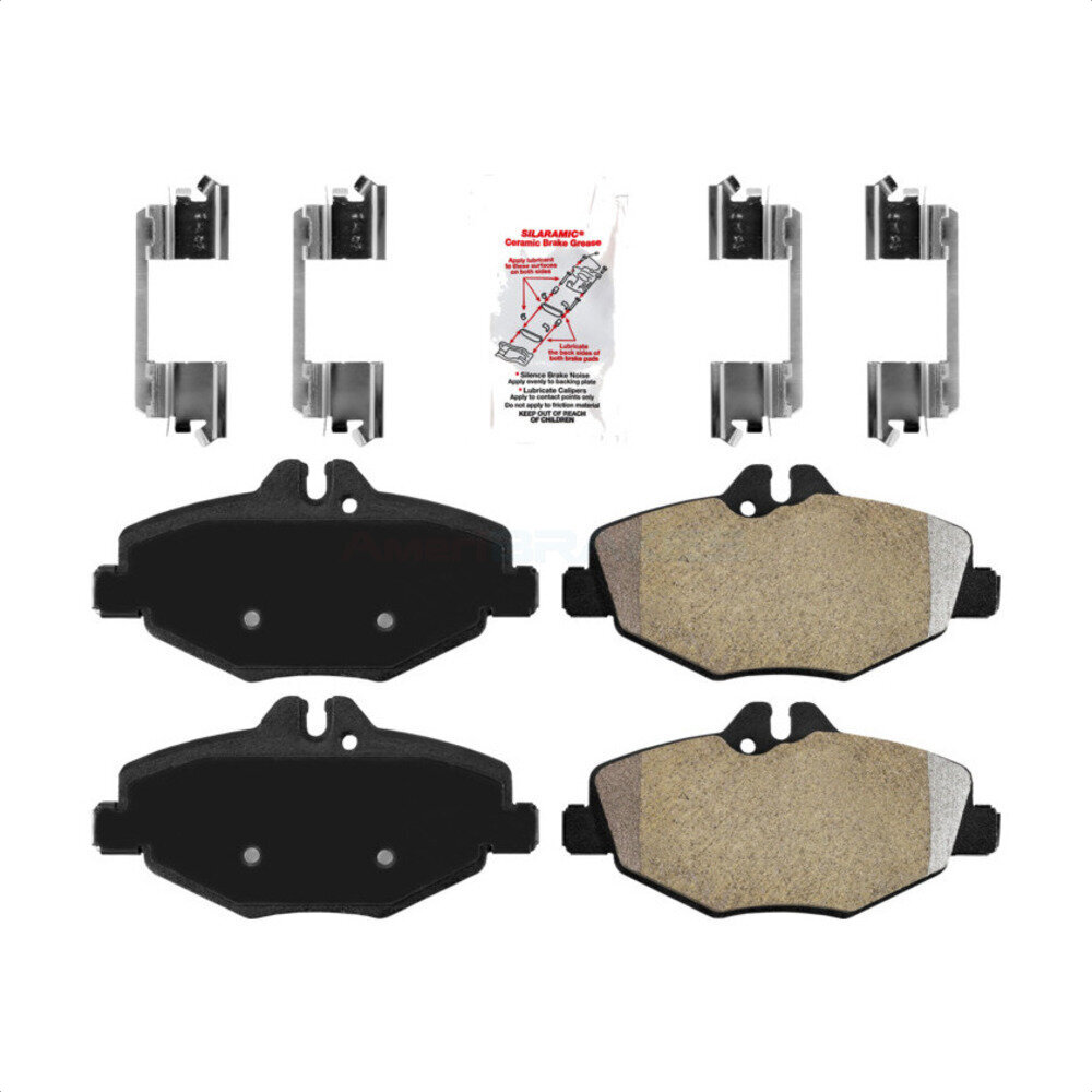Front Semi-Metallic Disc Brake Pads NWF-PRM987 For Mercedes-Benz E320 E350