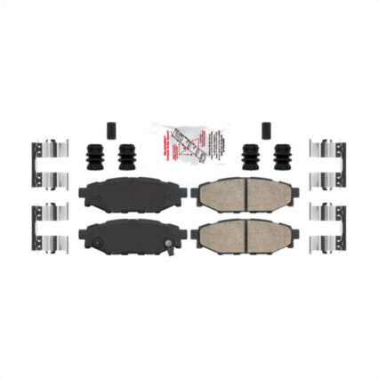Rear Ceramic Disc Brake Pads NWF-PTC1114 For Subaru Crosstrek Impreza Forester Outback XV WRX Legacy