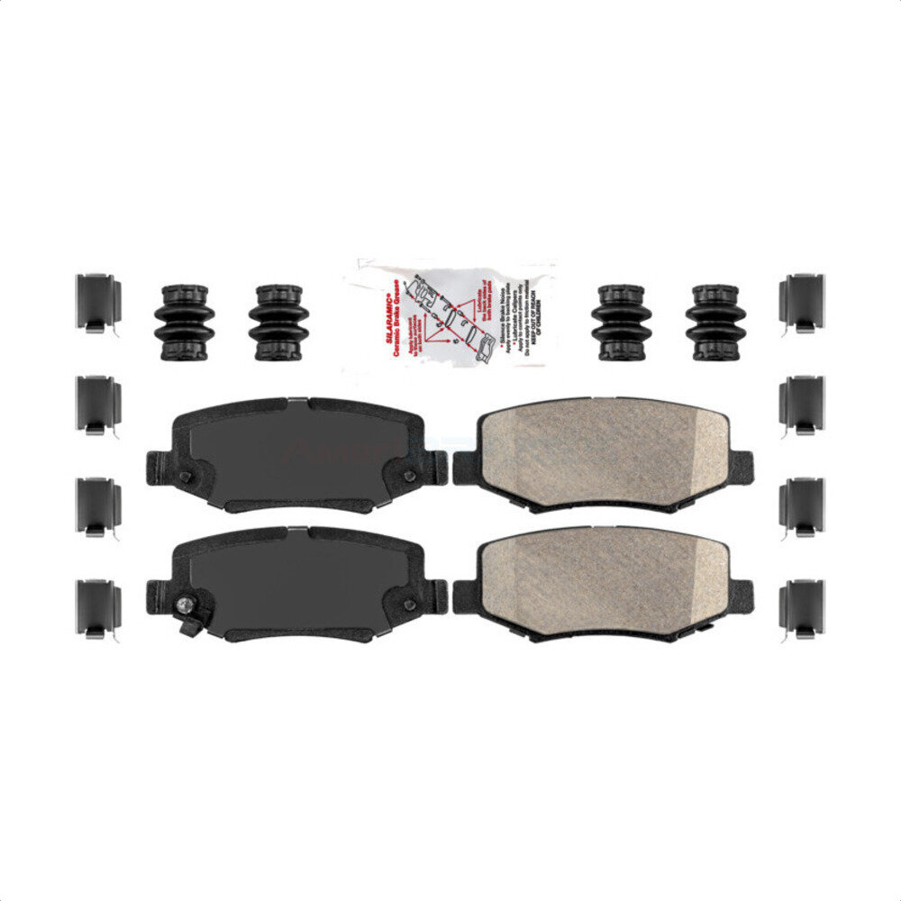 Rear Ceramic Disc Brake Pads NWF-PTC1274 For Jeep Wrangler Liberty JK Dodge Nitro