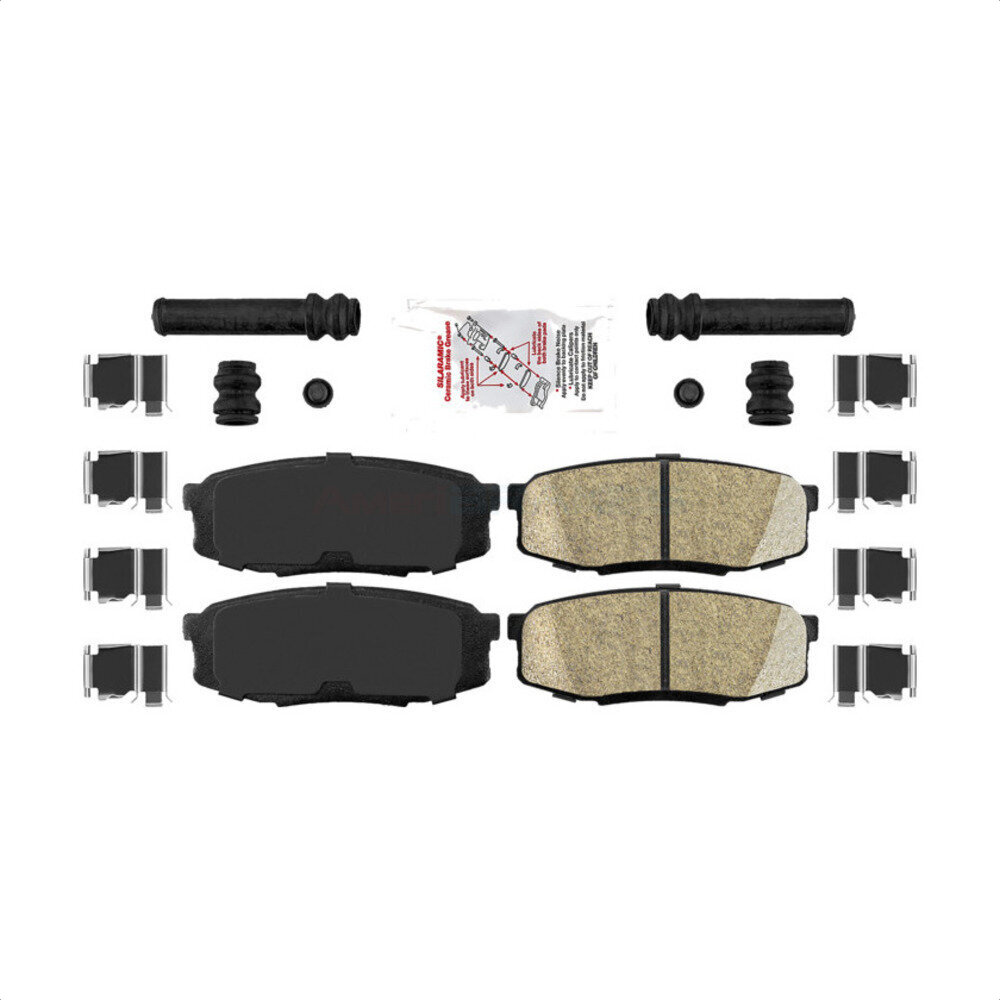 Rear Ceramic Disc Brake Pads NWF-PTC1304 For Toyota Tundra Sequoia Lexus LX570 Land Cruiser