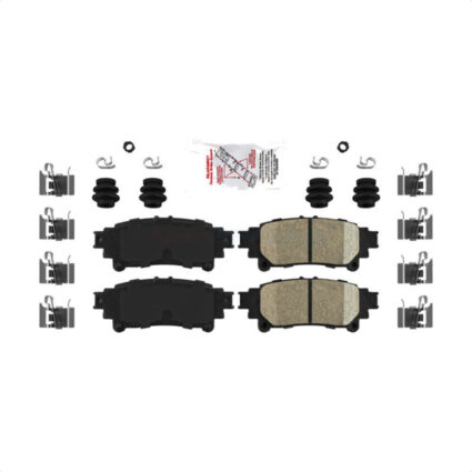Rear Ceramic Disc Brake Pads NWF-PTC1391 For Toyota Sienna Lexus Highlander RX350 Prius V IS300